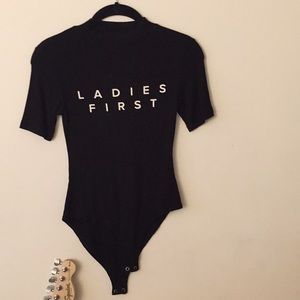 “Ladies First” bodysuit
